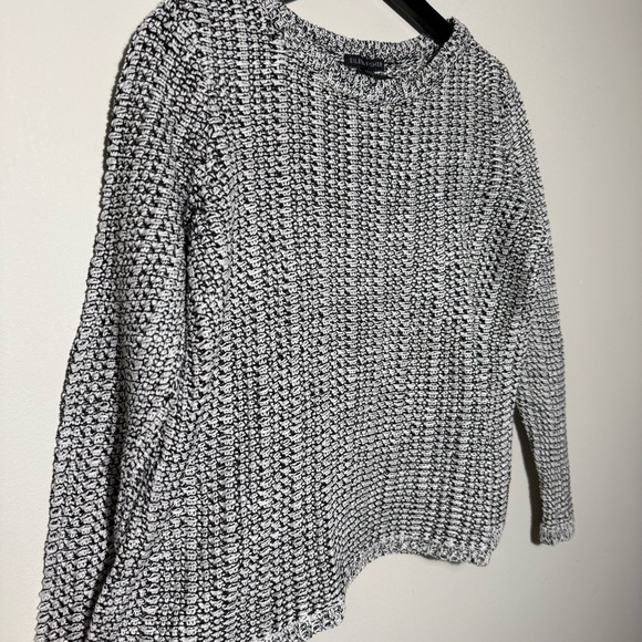 Eileen Fisher Organic linen & cotton blend crewneck knit lined sweater, Size L - Picture 4 of 12